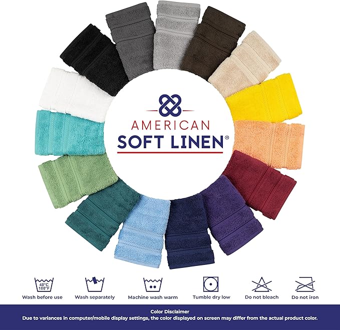 American Soft Linen 35x70 Jumbo Large Bath Towels, 600 GSM 100% Cotton Turkish Bath Sheet, Oversized Luxury Bath Towels for Bathroom Beach and Pool, Teal